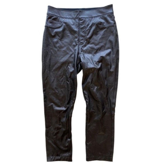 SPANX Leather-Like Ankle Skinny Pant, XL Petite - Picture 4 of 9